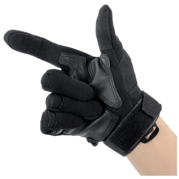 Bike Gloves for Men Boys Motorcycle Full Finger Black
