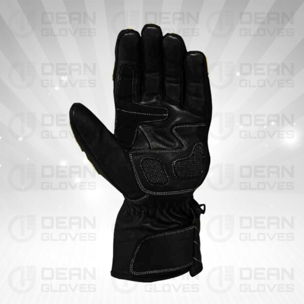 Cowhide Leather Motorcycle Racing Gloves with 3M Thinsulate Padding for Hand Protection