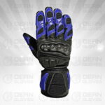 Motorcycle Riding Gloves with Alloy Steel Protection for Racing