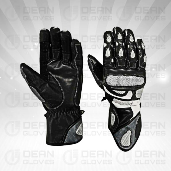 Padded Full Finger Knuckle Motorcycle Racing Safety Gloves