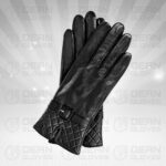 Premium Black Leather Gloves